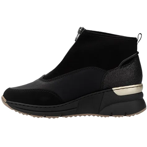 Rieker Boots<Wedge Ankle Boots - N6361-00 - Black