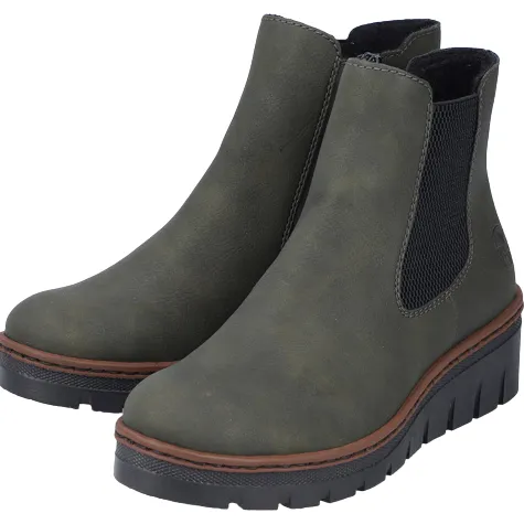 Rieker Boots<Wedge Ankle Boots - X9172-54 - Green
