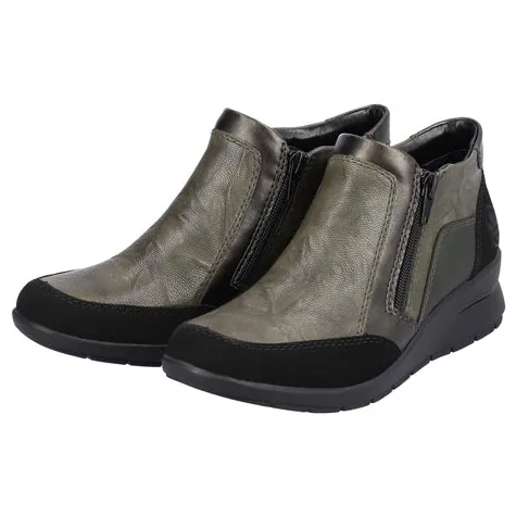 Rieker Boots<Wedge Ankle Boots - L4851-52 - Green