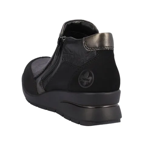 Rieker Boots<Wedge Ankle Boots - L4851-52 - Black