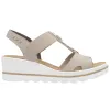 Rieker Sandals<Wedge Sandals - 67498-62 - Beige