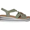 Rieker Sandals<Wedge Sandals - V0245-52 - Green