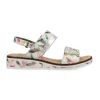 Rieker Sandals<Wedge Sandals - V36B9-90 - White/Multi