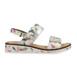 Rieker Sandals<Wedge Sandals - V36B9-90 - White/Multi
