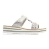 Rieker Sandals<Wedge Sandals - V02M6-40 - Silver