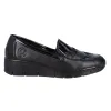 Rieker Ladies Wide Fitting | Shoes<Wedge Shoes- 53785-00 - Black