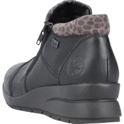 Rieker Boots<Wedge Shoes - L4881-01 - Black/Grey
