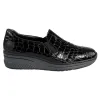 Rieker Shoes<Wide Fit Wedge Shoes - 48752-00 - Black