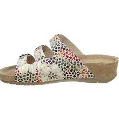 Rohde Sandals<Ladies Mules - 5851 - Beige Multi