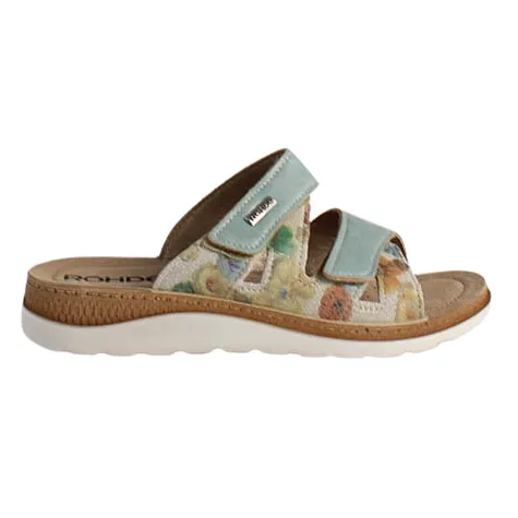 Rohde Sandals<Ladies Mules - 1302 - Blue