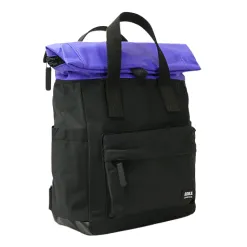 Roka Bags<Creative Waste Backpack - Canfield B Small - Black/Simple Purple
