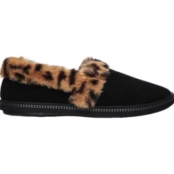 Skechers Slippers<Slippers - 44355 - Black /Leopard