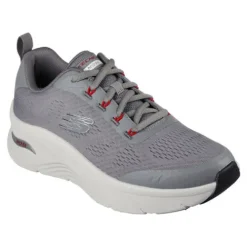 Skechers Mens Larger Sizes | Trainers<Arch Fit D' Lux Trainers - 232502 - Grey