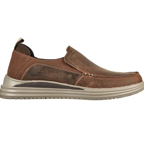 Skechers Shoes<Casual Shoes - 204474 Proven Relander - Brown