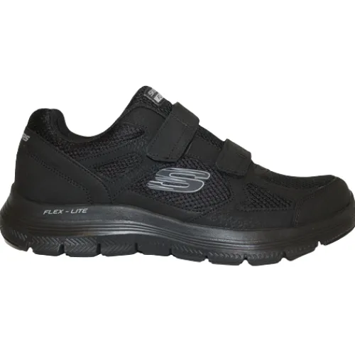 Skechers Mens Larger Sizes | Trainers<Flex Advantage Trainers - 232578 - Black