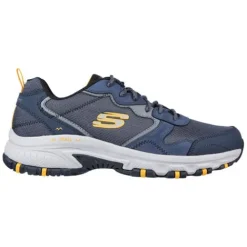 Skechers Mens Larger Sizes | Trainers<Hillcrest Trainers - 237265 - Navy