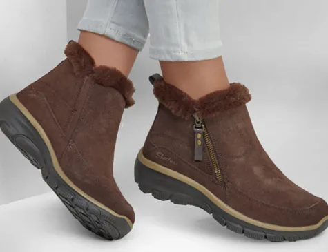 Skechers Boots<Ladies Ankle Boots - 167862 -Brown