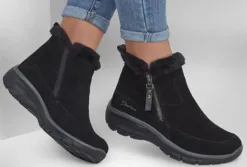 Skechers Boots<Ladies Ankle Boots - 167862 - Black
