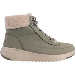 Skechers Boots<Ladies Ankle Boots - 144756 - Olive
