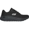 Skechers Trainers<Ladies Arch Fit Trainers - 150051 - Black / Black
