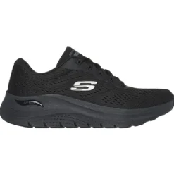 Skechers Trainers<Ladies Arch Fit Trainers - 150051 - Black / Black