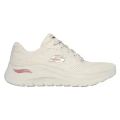 Skechers Trainers<Ladies Arch Fit Trainers - 150051 - Natural