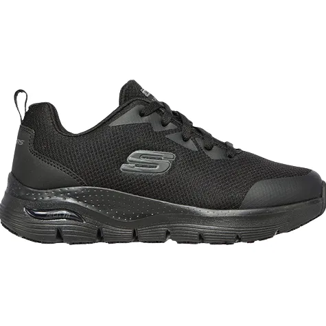 Skechers Trainers<Ladies Arch Fit Work Trainers - 108019EC - Black