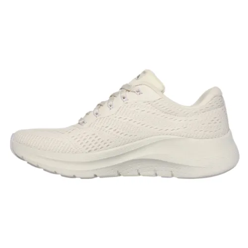 Skechers Trainers<Ladies Arch Fit Trainers - 150051 - Natural