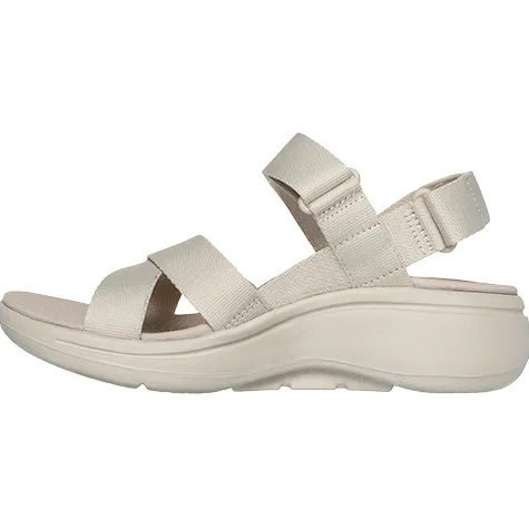 Skechers Sandals<Ladies Go Walk Arch Fit Sandals - 140808 - Natural