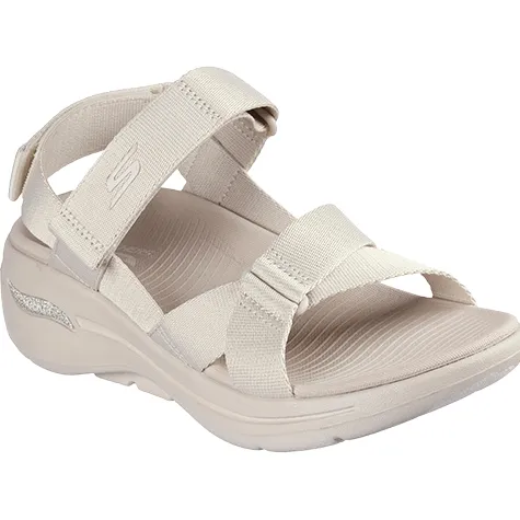 Skechers Sandals<Ladies Go Walk Arch Fit Sandals - 140808 - Natural