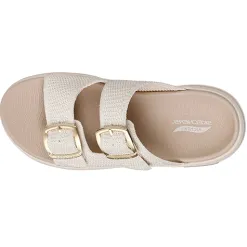 Skechers Sandals<Ladies Go Walk Mules - 140871 - Beige