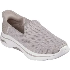Skechers Trainers<Ladies Go Walk Trainers - 125315 - Taupe