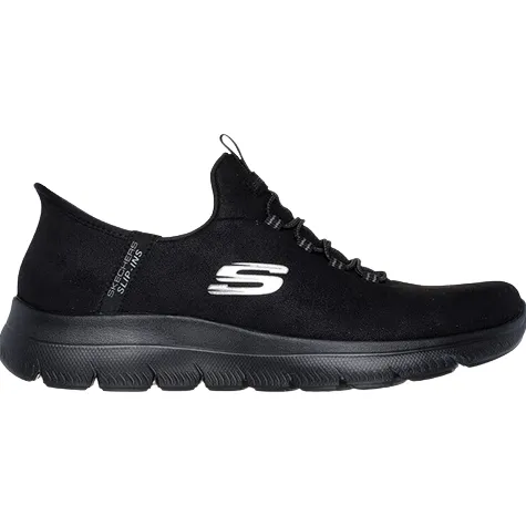 Skechers Trainers<Ladies Slip In Trainers - 150254 - Black/ Black