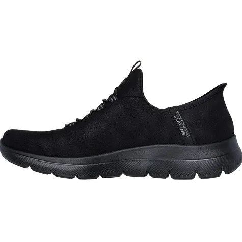 Skechers Trainers<Ladies Slip In Trainers - 150254 - Black/ Black