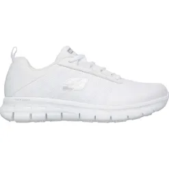 Skechers Trainers<Ladies Slip Resistant Shoes- 76576EC - White