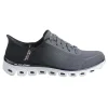 Skechers Trainers<Ladies Slip-In Trainers - 104566 - Black Charcoal