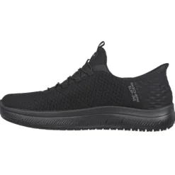 Skechers Trainers<Ladies Slip-Ins Work Trainers - 108144EC - Black/Black