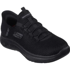 Skechers Trainers<Ladies Slip-Ins Work Trainers - 108144EC - Black/Black
