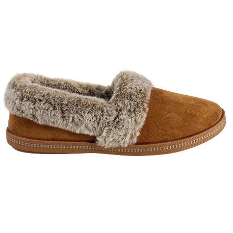 Skechers Slippers<Ladies Slippers - 32777 - Tan