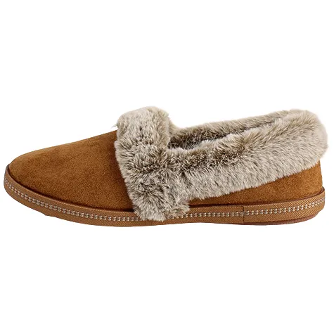 Skechers Slippers<Ladies Slippers - 32777 - Tan
