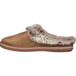Skechers Slippers<Ladies Slippers - 167625 - Tan
