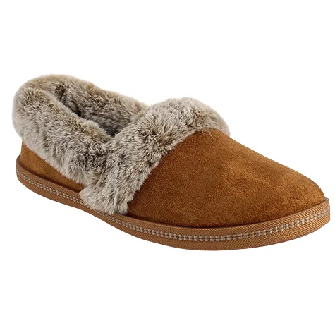 Skechers Slippers<Ladies Slippers - 32777 - Tan