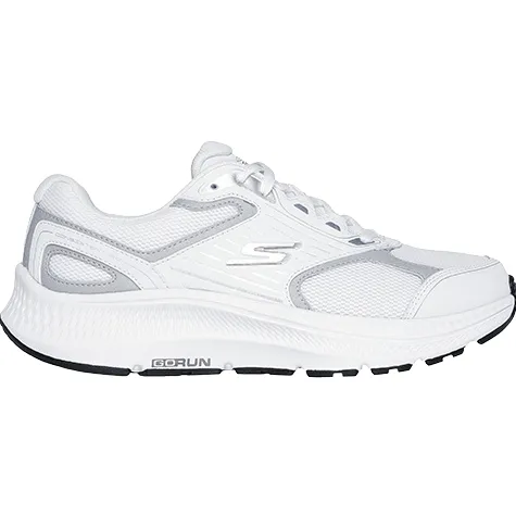 Skechers Trainers<Ladies Trainers - 128606 - White / Silver