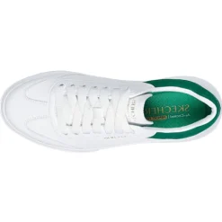 Skechers Trainers<Ladies Trainers - 185060 - White/Green