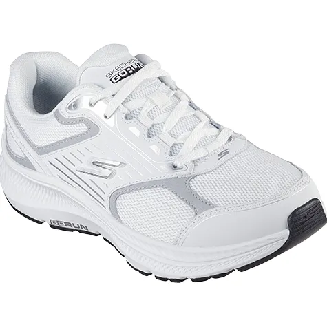 Skechers Trainers<Ladies Trainers - 128606 - White / Silver