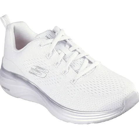 Skechers Trainers<Ladies Trainers - 150025 - White / Silver