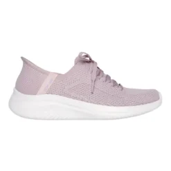 Skechers Trainers<Ladies Ultra Flex Trainers - 150457 Slip Ins - Light Mauve
