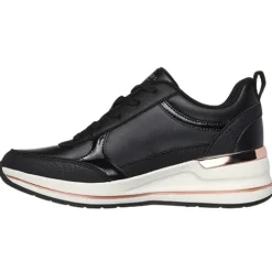 Skechers Trainers<Ladies Wedge Trainers - 177345 - Black