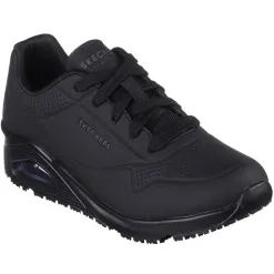 Skechers Trainers<Ladies Work Trainers - UNO 108021EC - Black