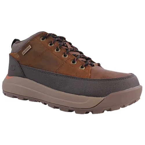 Skechers Boots<Men's Ankle Boots- 210900 -Tan